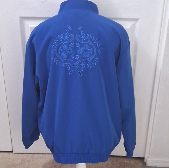 NWT Vintage Great Cavalier Royal Blue Embroidered Jacket   Size L - Picture 5 of 15